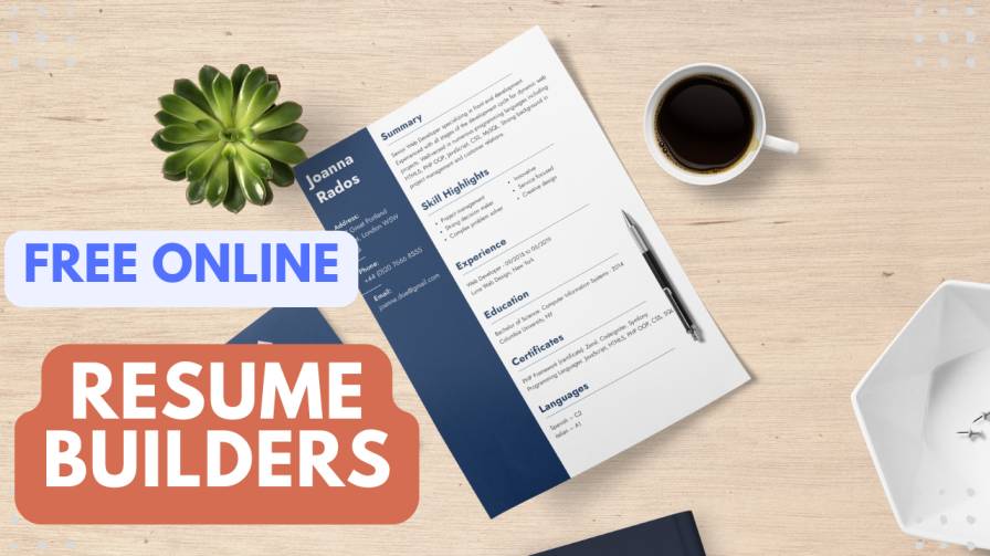 फ्रेशर्स के लिए फ्री ऑनलाइन रिज़्यूमे बिल्डर्स | Free Online Resume Builders Websites 1