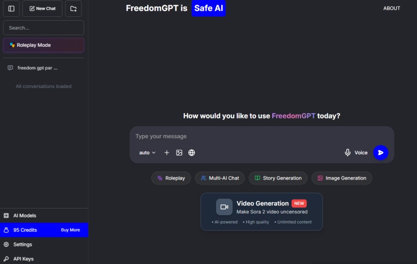 FreedomGPT: अनफ़िल्टर्ड AI जो सच बोलता है, बिना किसी सेंसर के! 2 FreedomGPT: अनफ़िल्टर्ड AI जो सच बोलता है, बिना किसी सेंसर के! 2