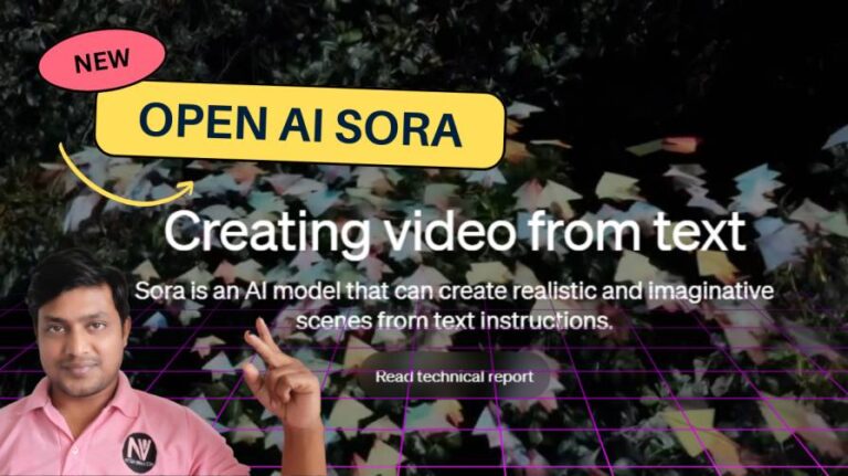 OpenAI Sora Text-to-video model क्या है कैसे काम करता है।