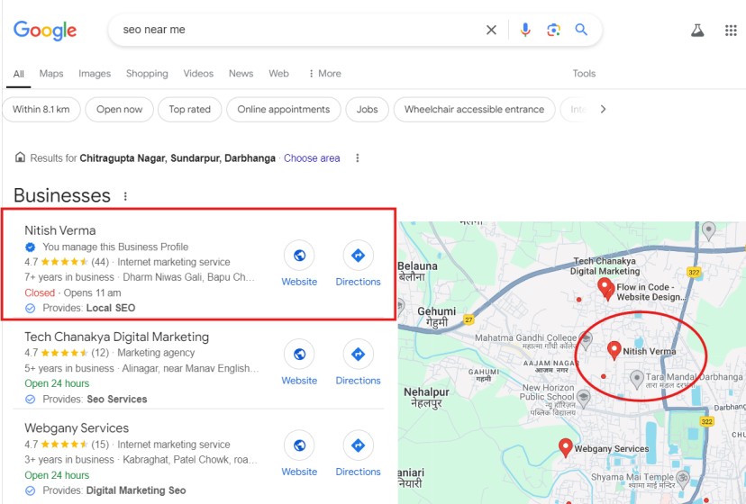 "Near Me" Keywords के लिए Local SEO कैसे करें | Near Me Keywords in Local SEO 1