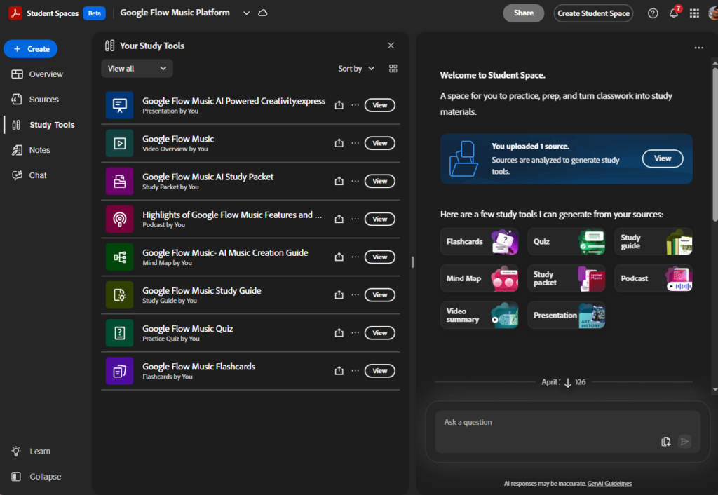 Adobe Acrobat Student Spaces: छात्रों के लिए पढ़ाई का सबसे बेहतरीन AI टूल (Complete Guide) 1