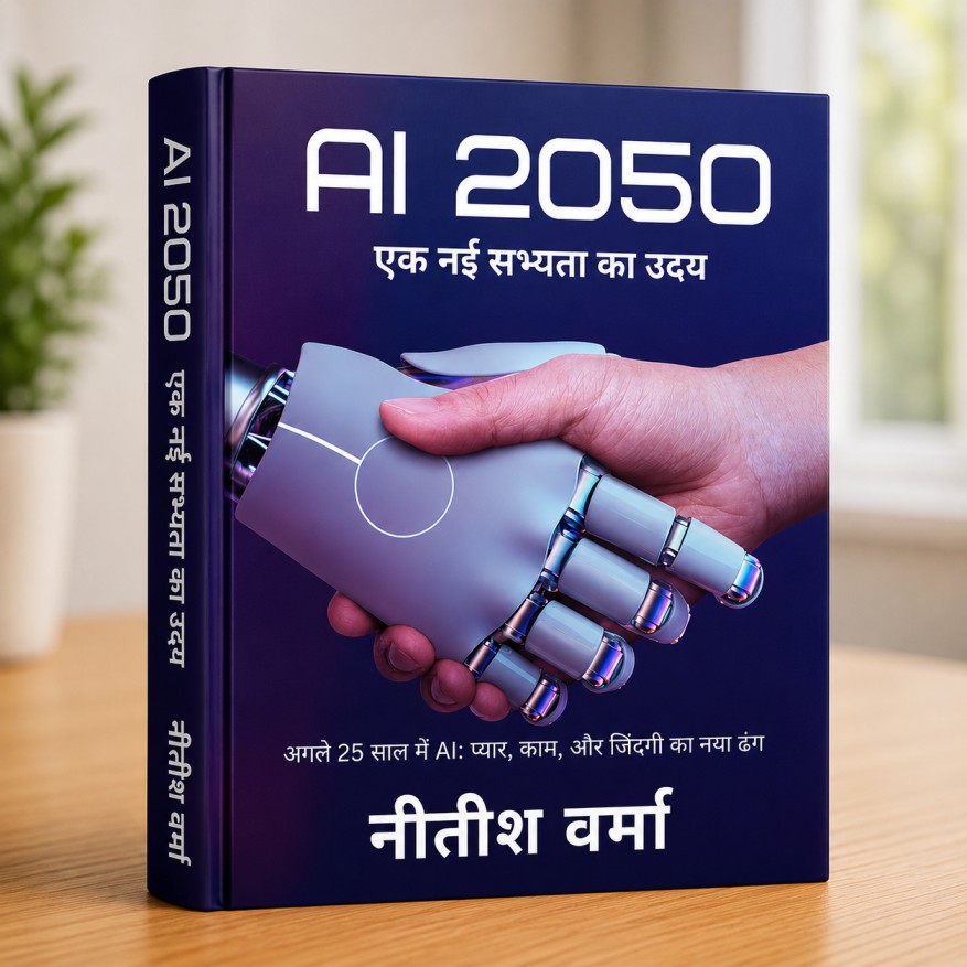 AI 2050 एक नई सभ्यता का उदय: अगले 25 साल में AI कैसे प्यार, काम और जिंदगी को बदलेगा (Hindi Edition)  by Nitish Verma
