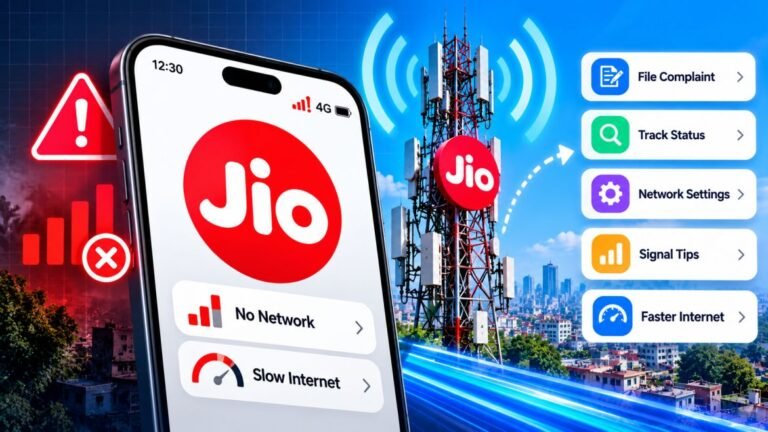 Reliance Jio Network Complaint: खराब नेटवर्क और स्लो इंटरनेट ठीक कराने का कम्पलीट ब्लूप्रिंट 2 Reliance Jio Network Complaint: खराब नेटवर्क और स्लो इंटरनेट ठीक कराने का कम्पलीट ब्लूप्रिंट